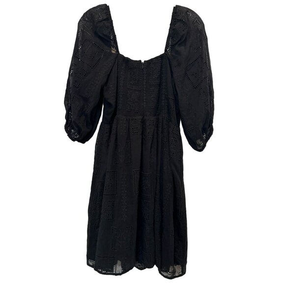 Johnny Was Ella Mini Dress Black Size Small - Picture 7 of 13